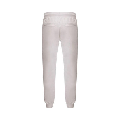 GCDS White Cotton Athletic Pants