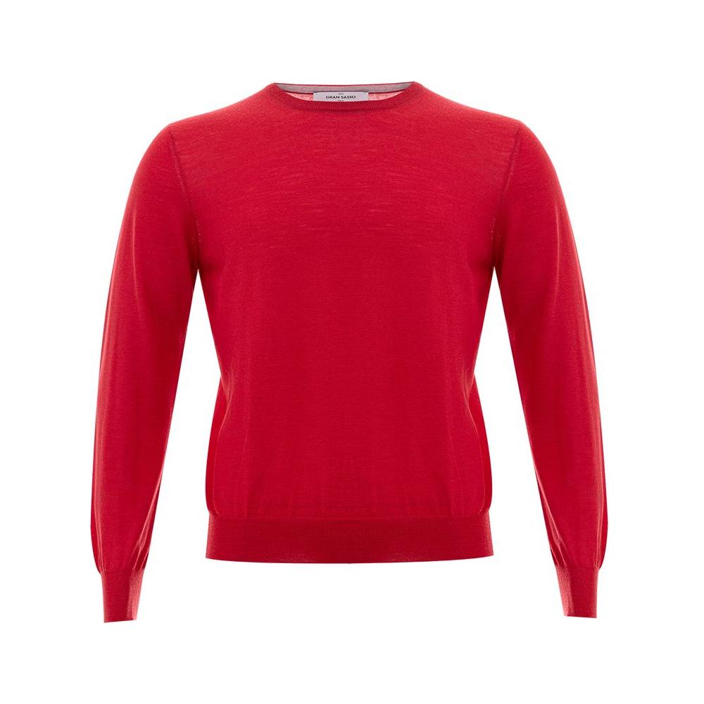 Gran Sasso Red Wool Sweatshirt