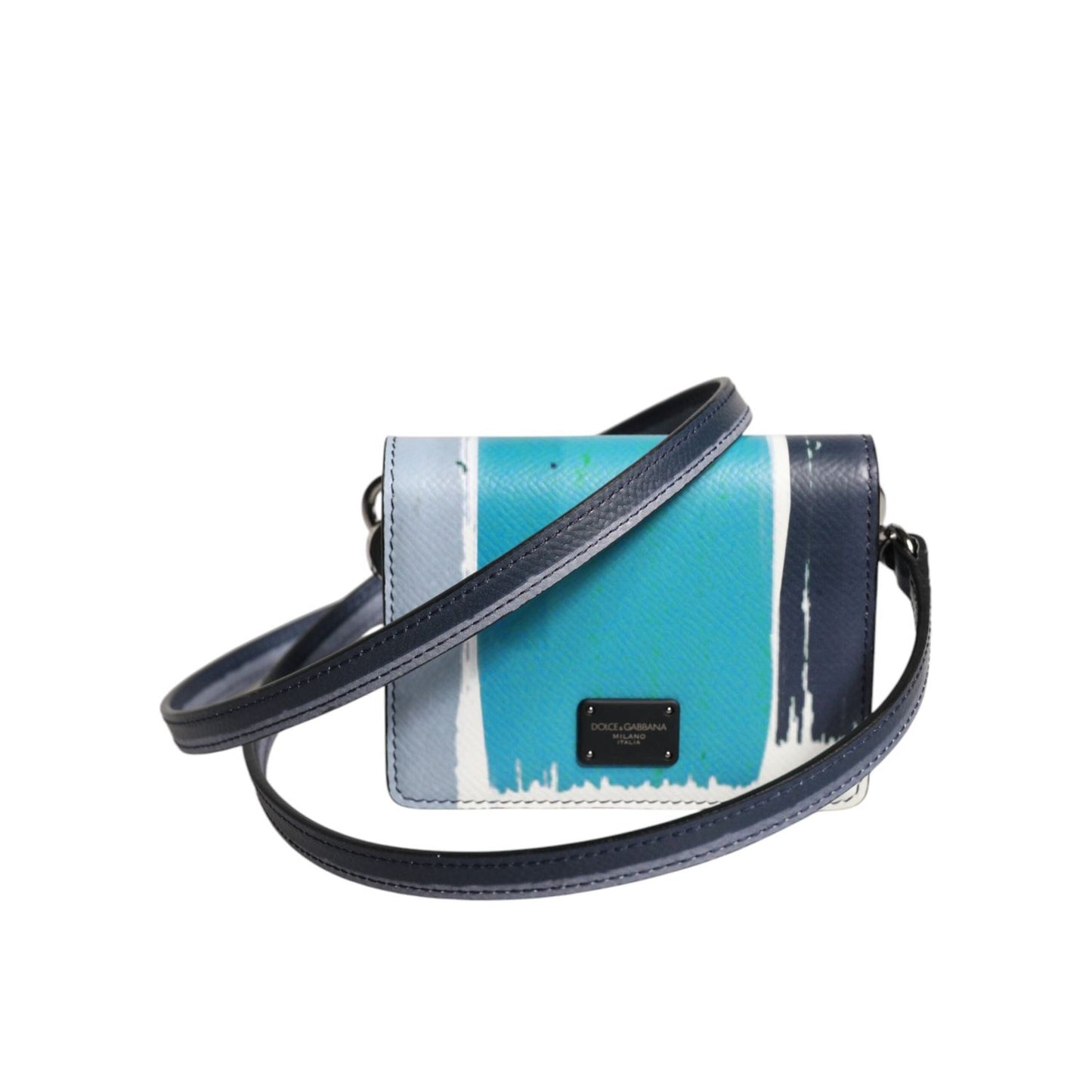 Dolce & Gabbana Multicolor Leather DG Logo Bifold Card Holder Wallet