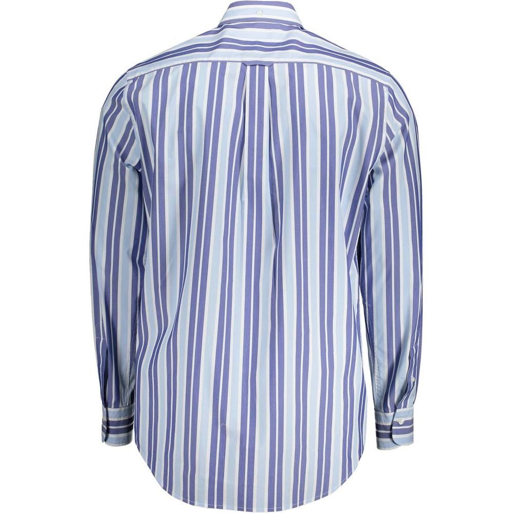 Gant Azzurro Cotton Men Shirt