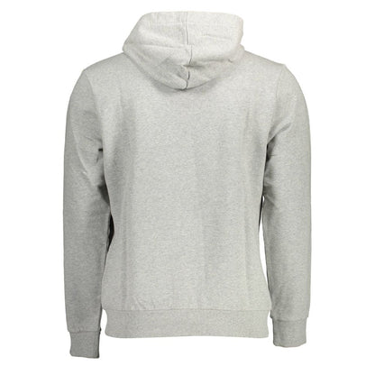 Napapijri Grigio Cotton Men Sweatshirt