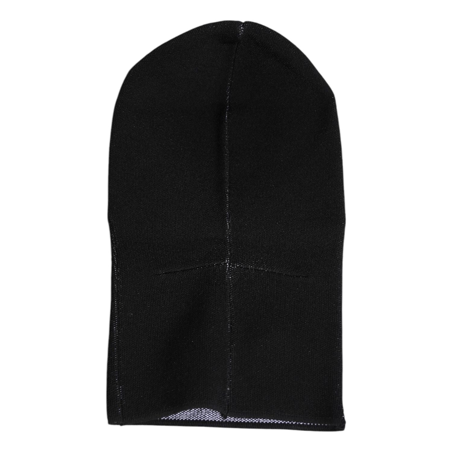 Dolce & Gabbana Black Cashmere Knitted Ski Mask Balaclava Hat