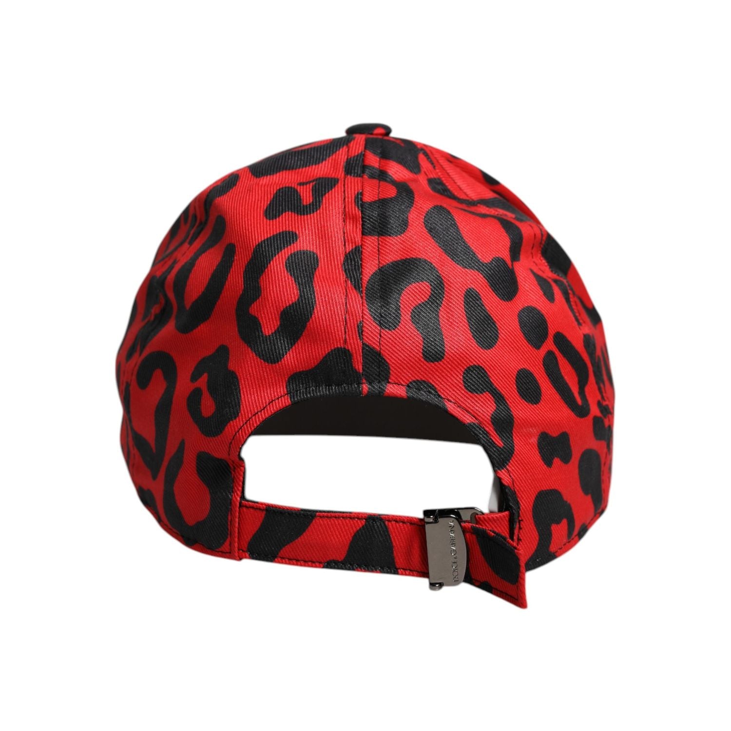 Dolce & Gabbana Red Cotton 6 Panels Women Baseball Cap