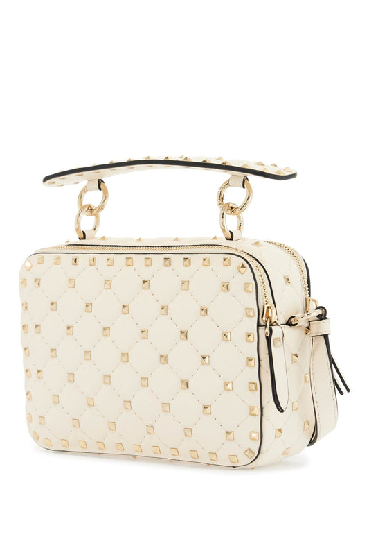 Valentino Garavani ivory quilted leather crossbody bag with studs Handbag Valentino Garavani