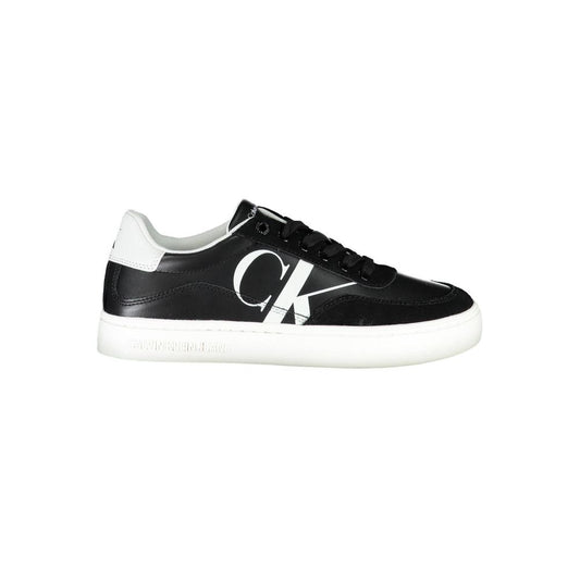 Calvin Klein Black Leather Women's Sneaker