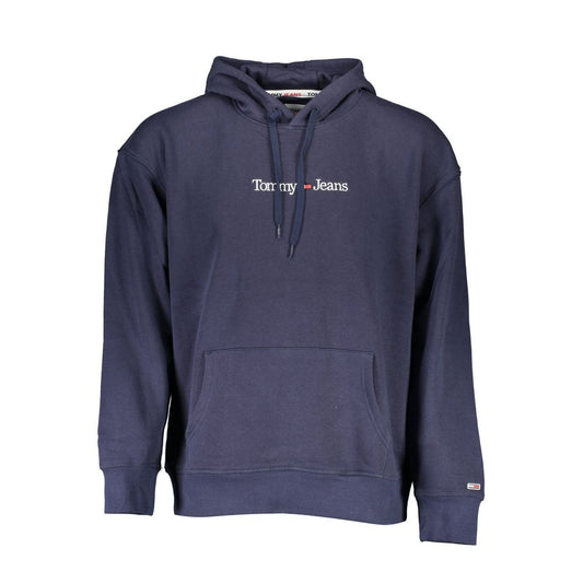 Tommy Hilfiger Blue Cotton Men's Sweatshirt Hoodie