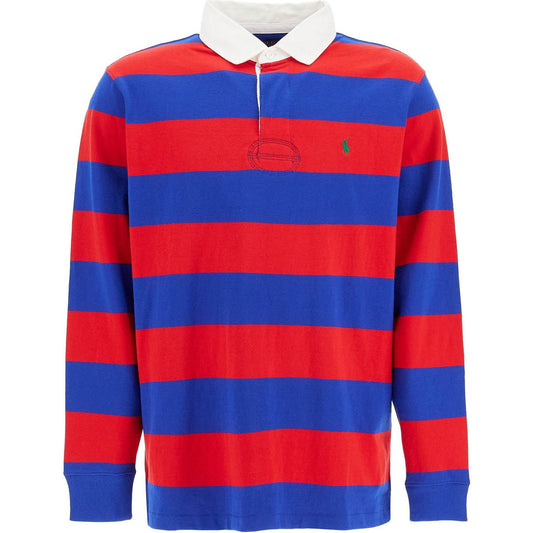 Polo Ralph Lauren long-sleeved striped polo shirt for