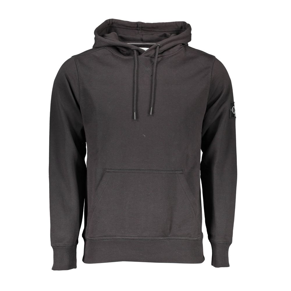 Calvin Klein Black Cotton Men Sweatshirt