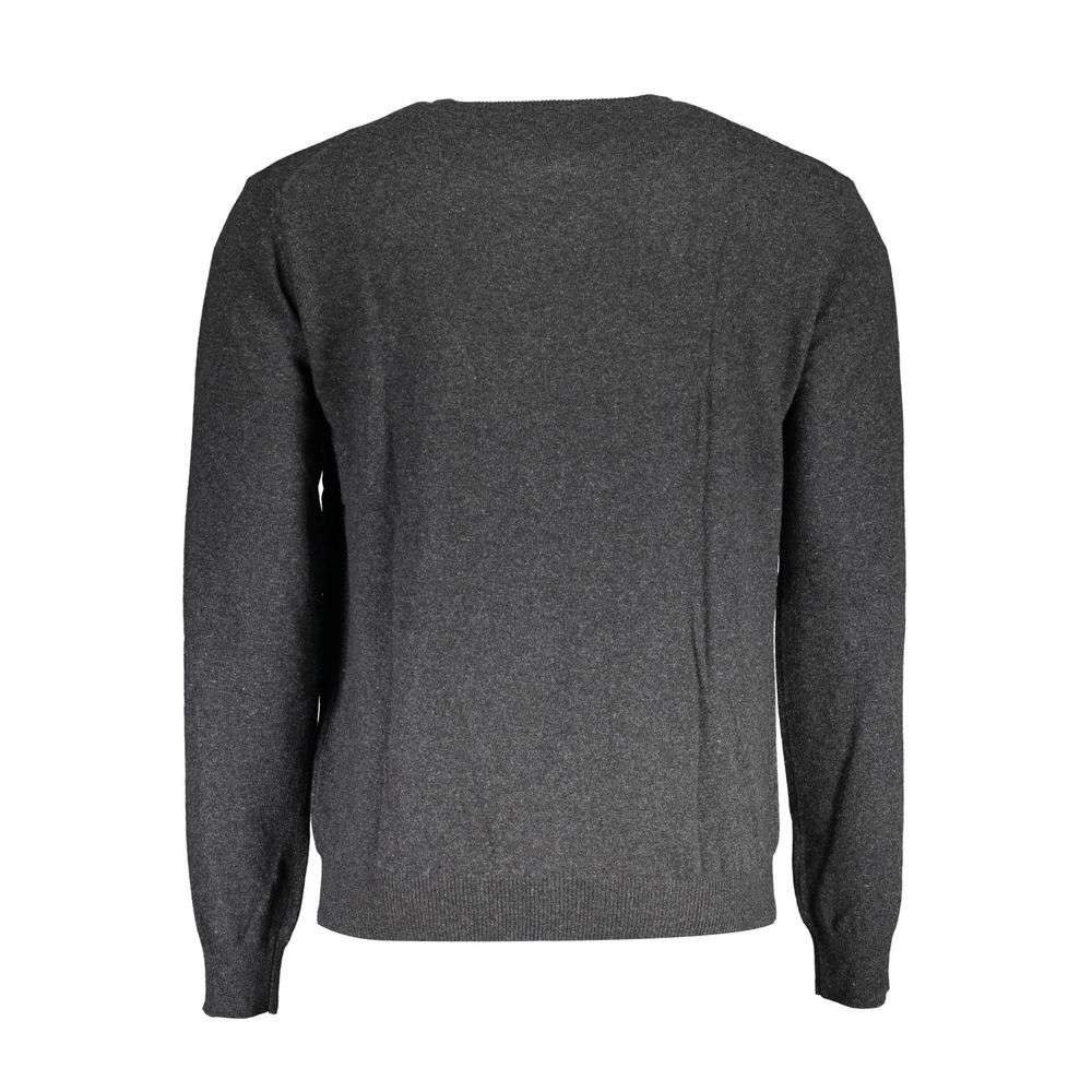 La Martina Grigio Wool Men Sweater