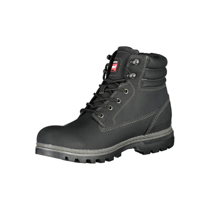 Carrera Black Polyester Men Boot