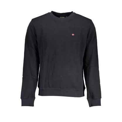 Napapijri Black Cotton Men Sweatshirt