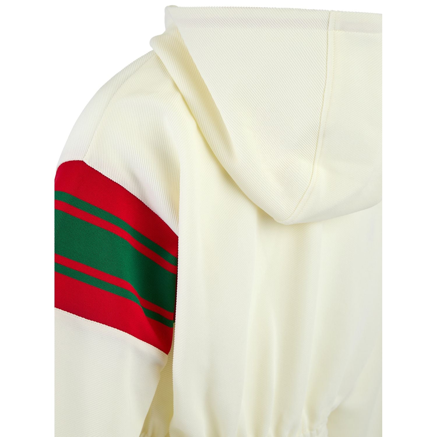 Gucci Cream Polyester Hooded Logo Sweatsuit