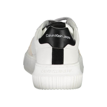 Calvin Klein Bianco Leather Women Sneaker