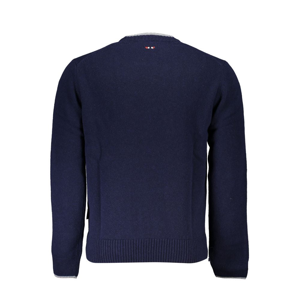 Napapijri Blue Tessuto Men Sweater