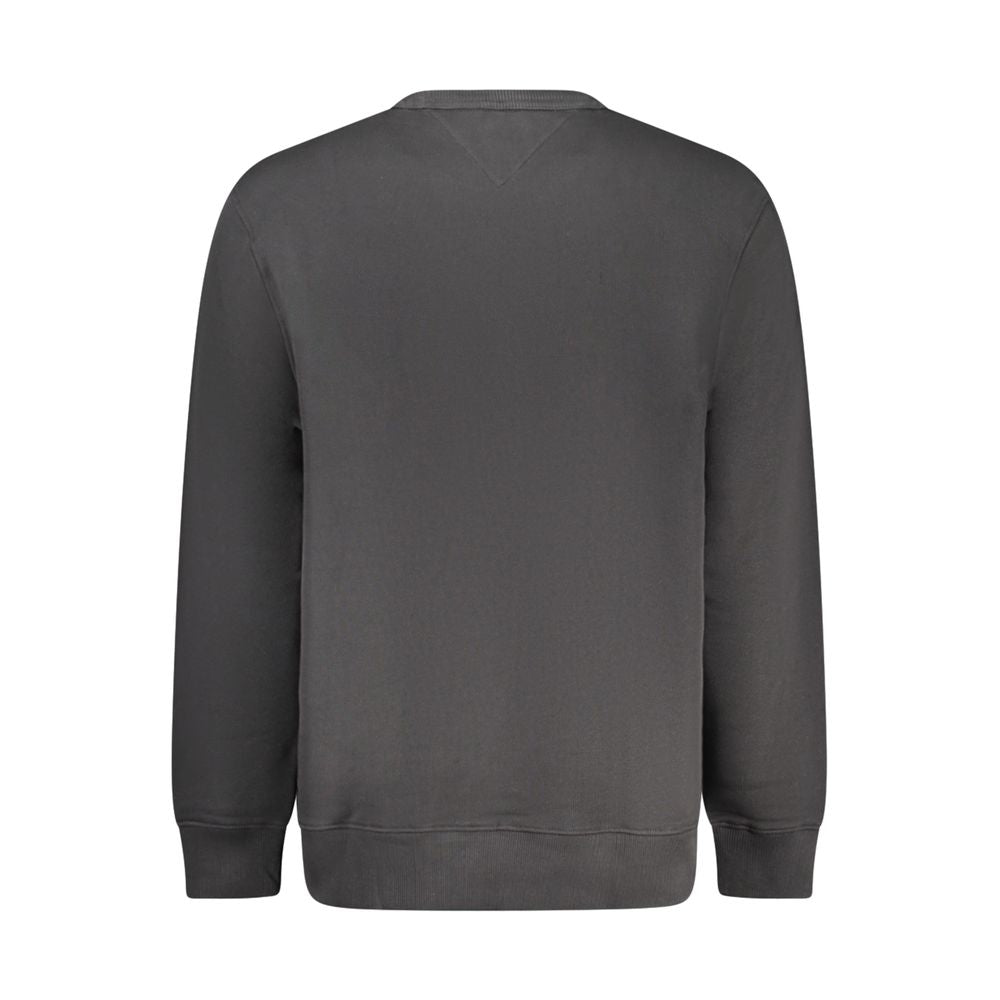 Tommy Hilfiger Black Cotton Mens Sweatshirt