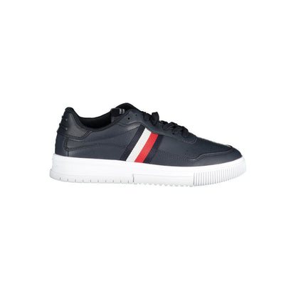 Tommy Hilfiger Blu Leather Men Sneaker
