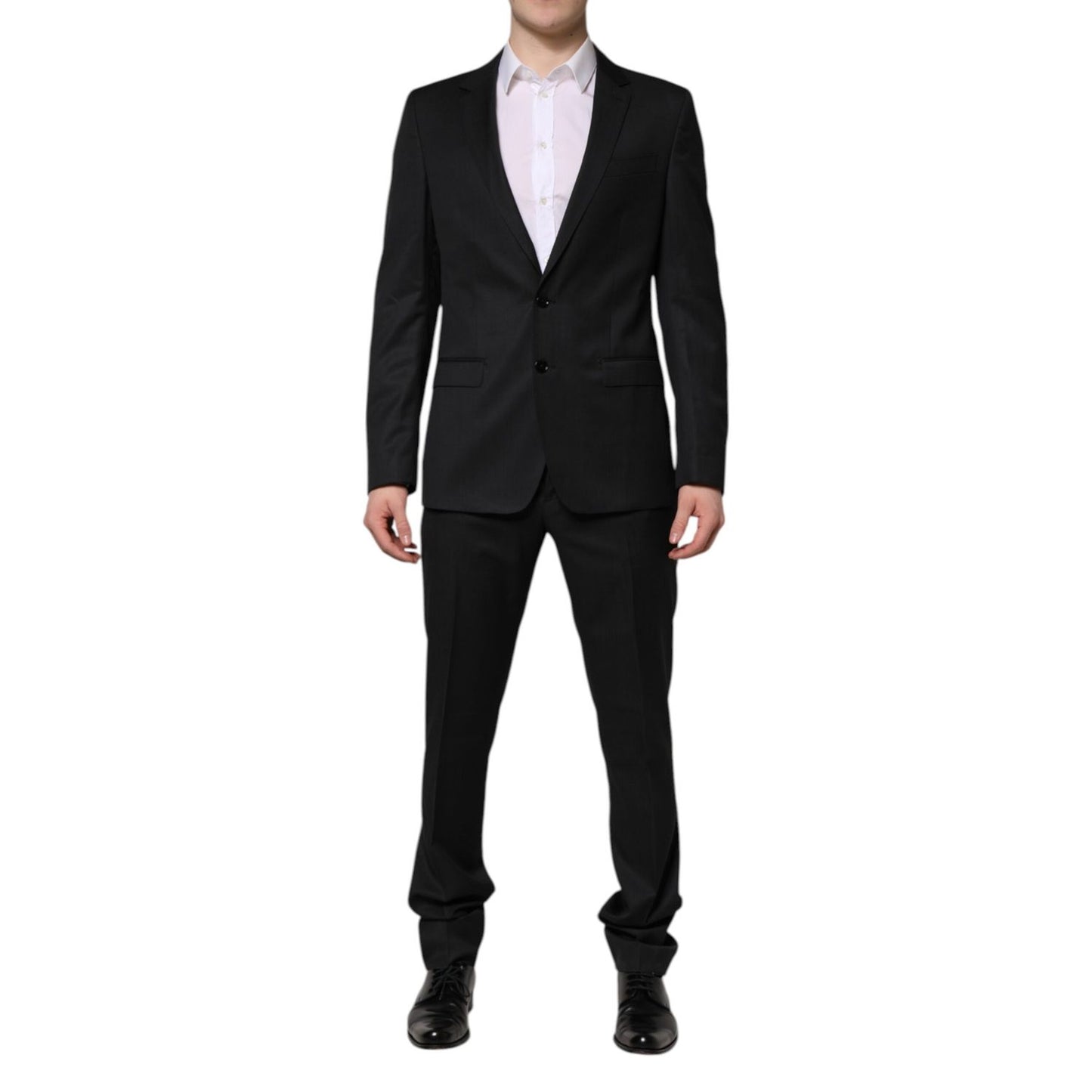 Dolce & Gabbana Dark Gray MARTINI 2 Pc Single Breasted Suit