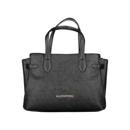Mario Valentino Black Polyurethane Women Handbag