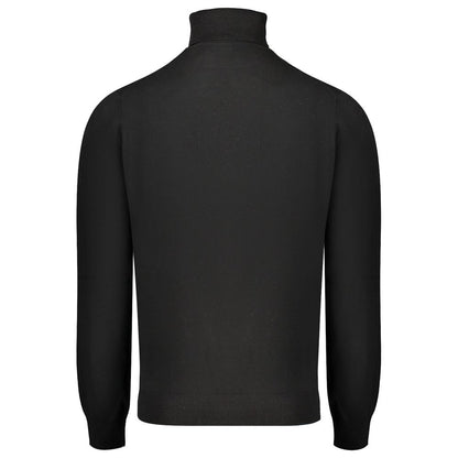 Norway 1963 Black Wool Mens Turtleneck Sweater