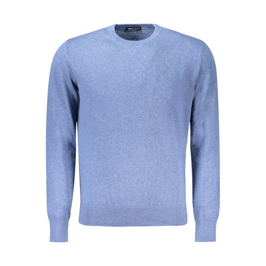 North Sails Blu Cotton Men Sweater