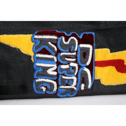 Dolce & Gabbana Black Graphic Embroidery Men Pants