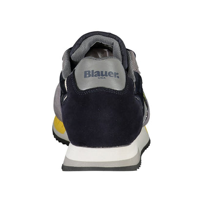 Blauer Blue Leather Men Sneaker