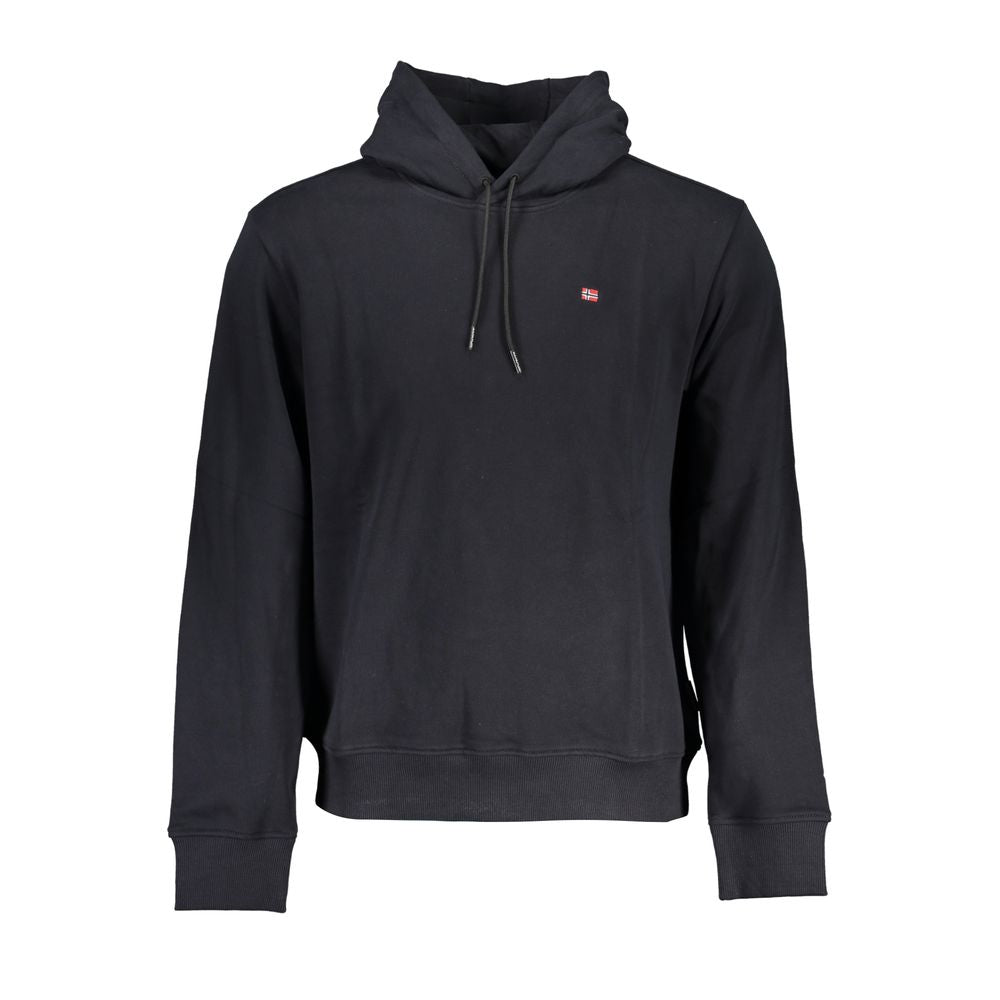 Napapijri Black Cotton Men's Hoodie