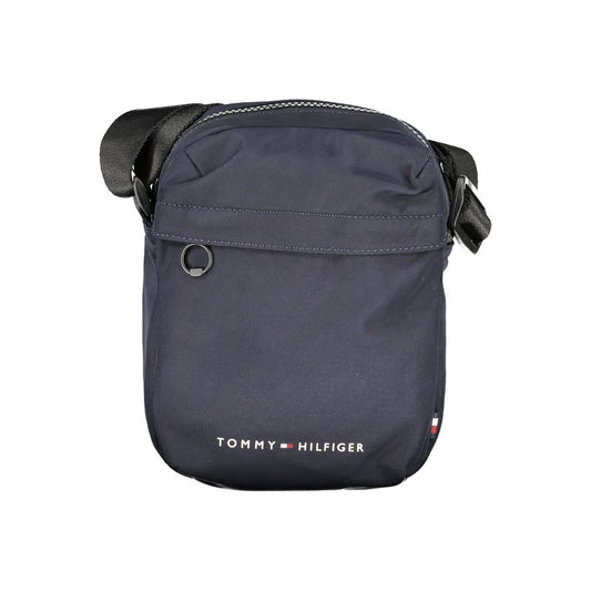 Tommy Hilfiger Blue Recycled Polyester Men Shoulder Bag