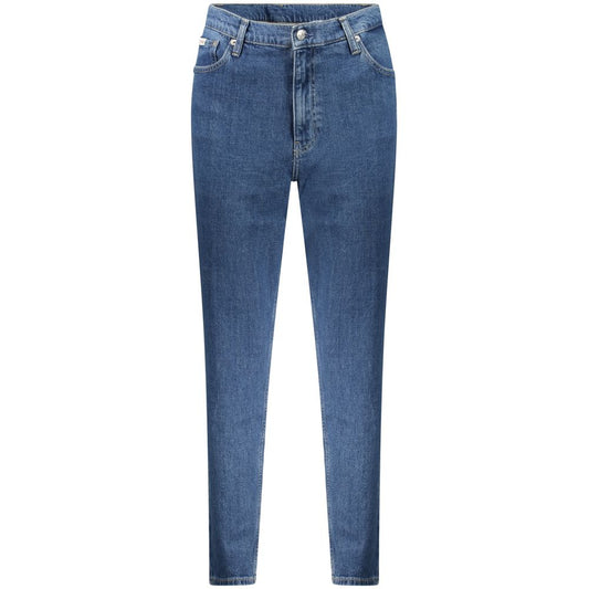 Calvin Klein Blu Cotton Women's Jean
