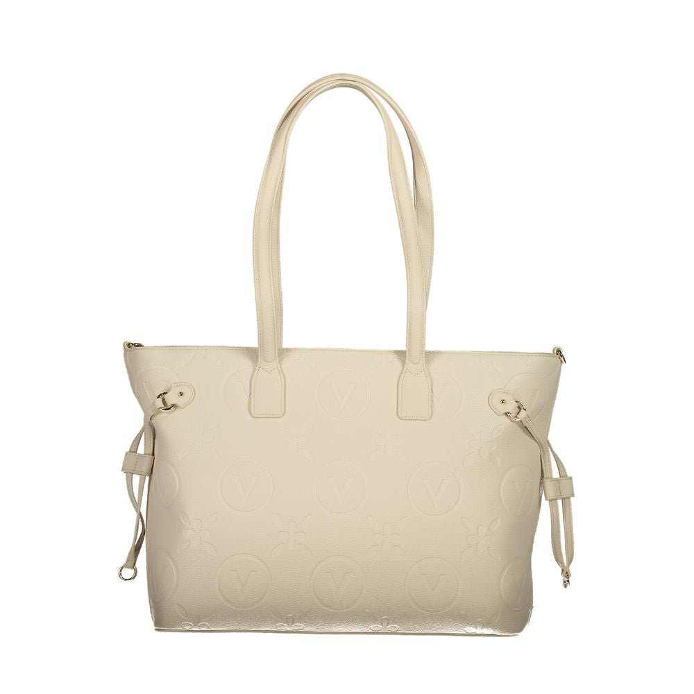 Mario Valentino Beige Polyurethane Women's Handbag