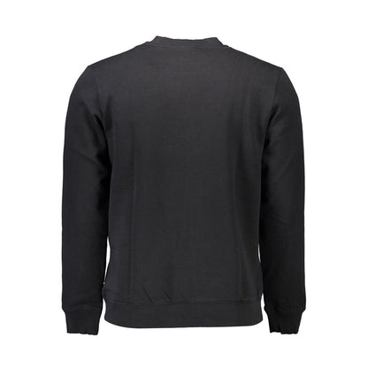 Napapijri Black Cotton Men Sweatshirt