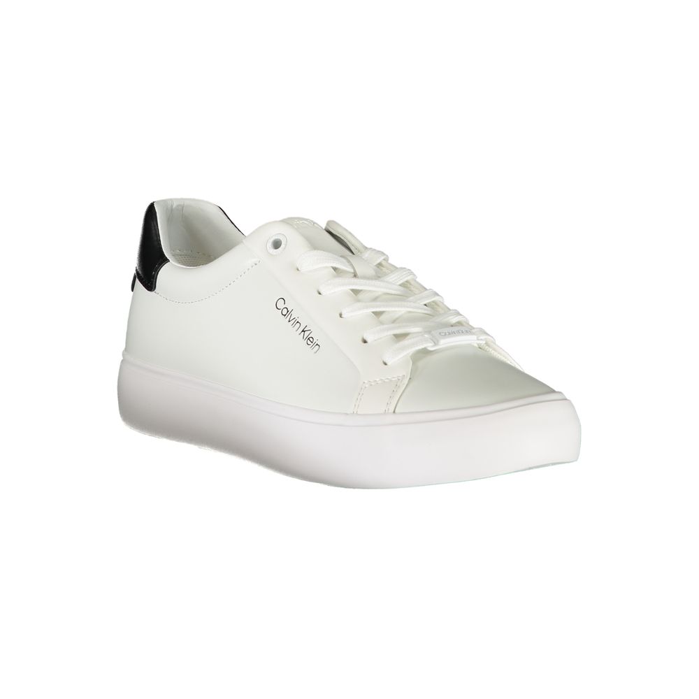 Calvin Klein Bianco Leather Women Sneaker