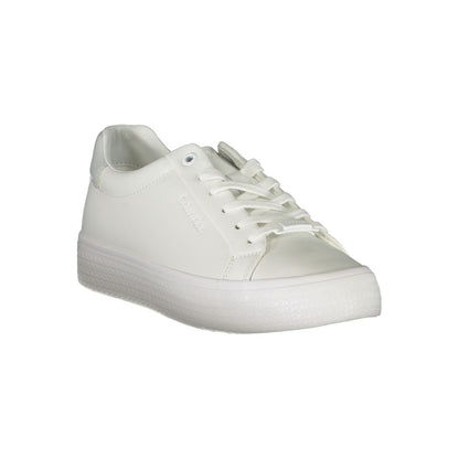 Calvin Klein Bianco Pelle Women Sneaker