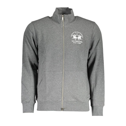 La Martina Grigio Cotton Mens Sweatshirt