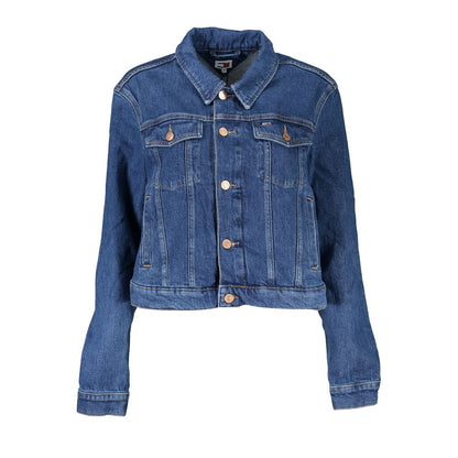 Tommy Hilfiger Blu Cotton Women Jacket