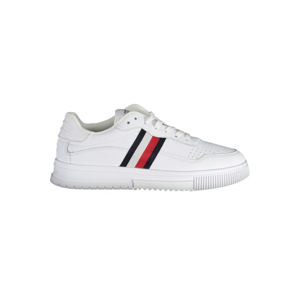 Tommy Hilfiger White Leather Men Sneaker 1728,67403481248,Athletic - Sneakers - Shoes,EU44/US11,EU45/US12,EU46,Men,New with tags,Shoes,Sneakers - Shoes,Tommy Hilfiger,White