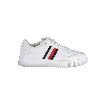 Tommy Hilfiger White Leather Men Sneaker 1728,67403481248,Athletic - Sneakers - Shoes,EU44/US11,EU45/US12,EU46,Men,New with tags,Shoes,Sneakers - Shoes,Tommy Hilfiger,White