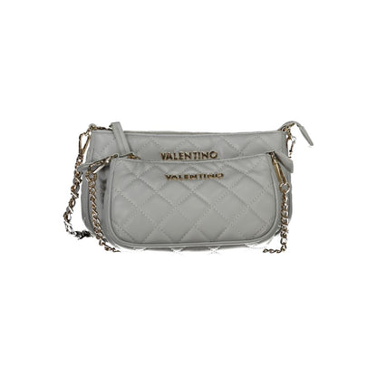 Valentino Gray Polyethylene Handbag