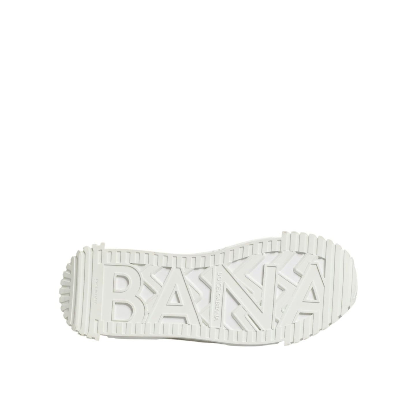 Dolce & Gabbana White Cotton NS1 Low Top Sneakers Shoes