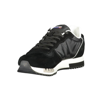 Blauer Black Polyurethane Men's Sneaker