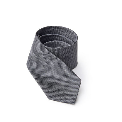 Jil Sander Gray Silk Tie
