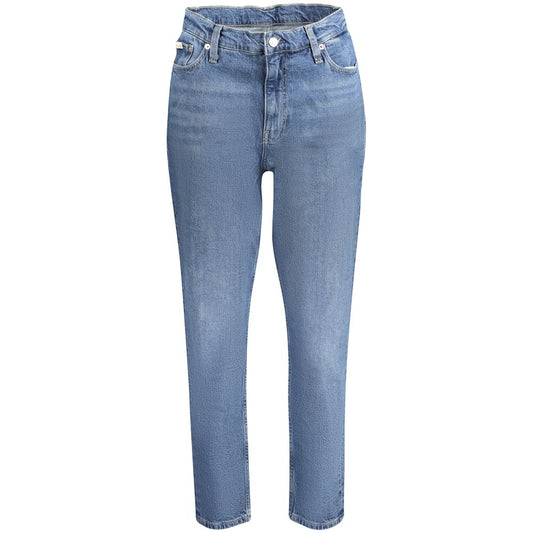 Calvin Klein Blu Cotton Women Jeans