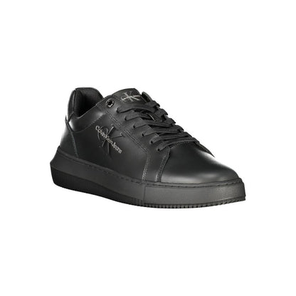 Calvin Klein Black Leather Men Sneaker