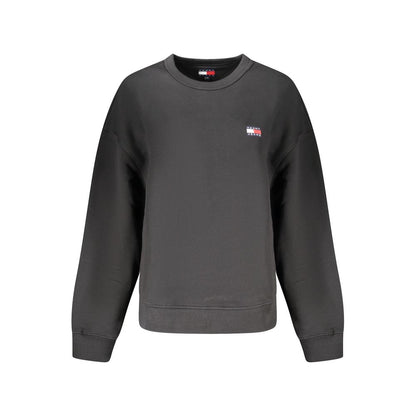 Tommy Hilfiger Black Cotton Women Sweatshirt