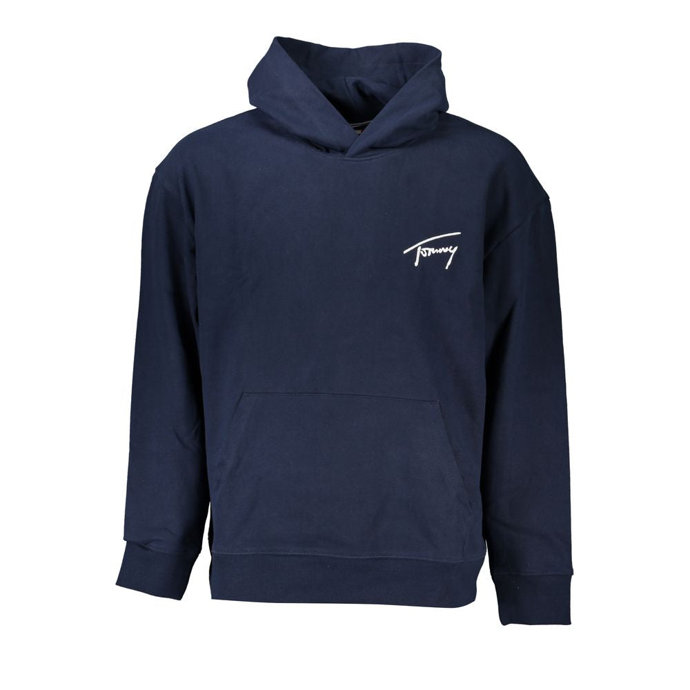 Tommy Hilfiger Blue Cotton Men's Hoodie