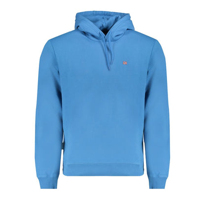 Napapijri Blue Cotton Men Sweatshirt