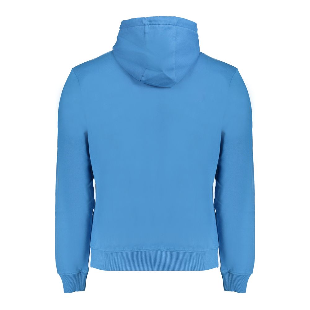 Napapijri Blue Cotton Men Sweatshirt