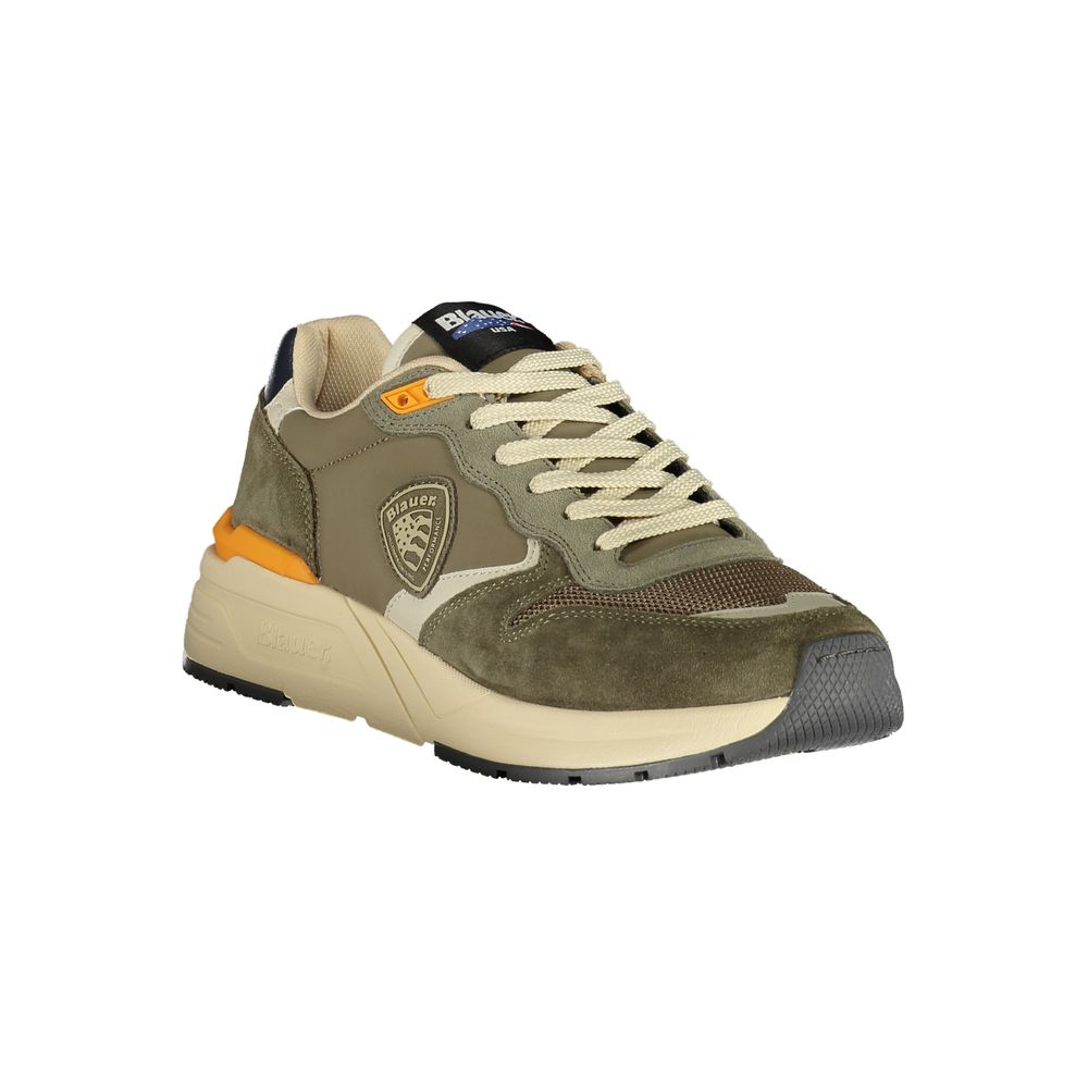 Blauer Verde Polyurethane Men Sneaker