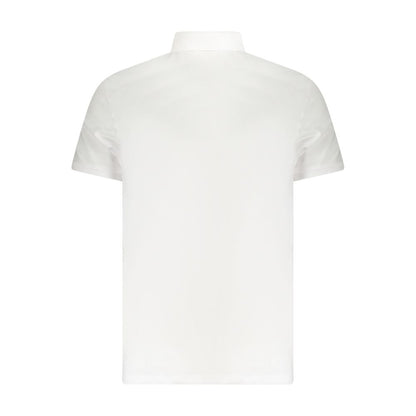 Calvin Klein White Cotton Men Polo