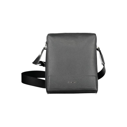 Calvin Klein Black Polyurethane Men Shoulder Bag